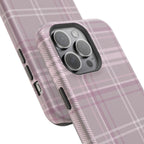 The Plaid Edit Mauve Phone Case