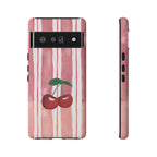 Cherry Orchard Stripes Phone Case