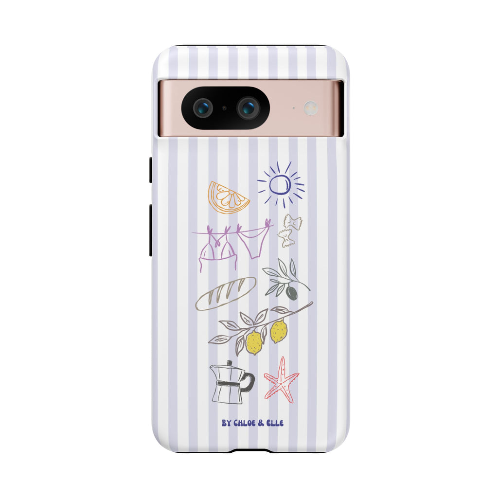Amalfi Dreaming Blue Waters Phone Case