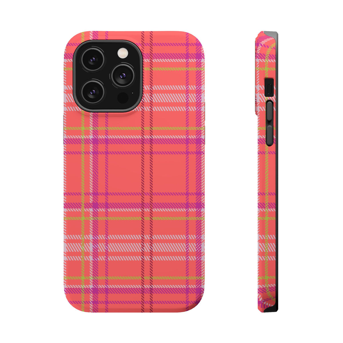 Golden Girl Plaid Magnetic Phone Case