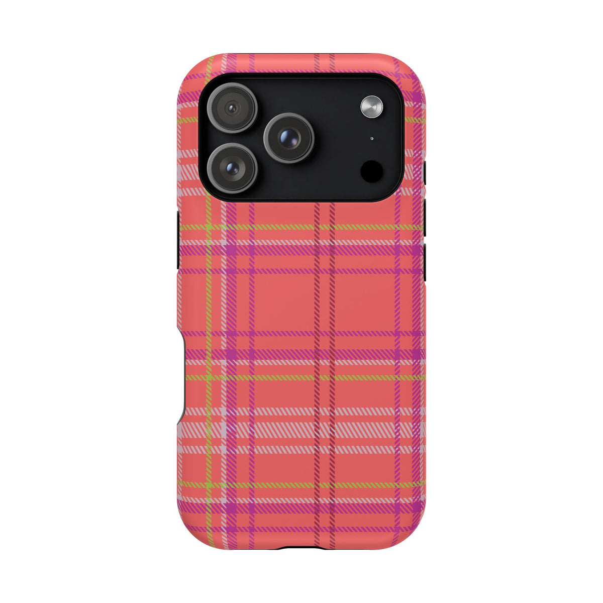 Golden Girl Plaid Magnetic Phone Case