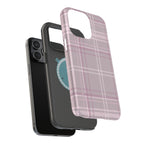 The Plaid Edit Mauve Phone Case