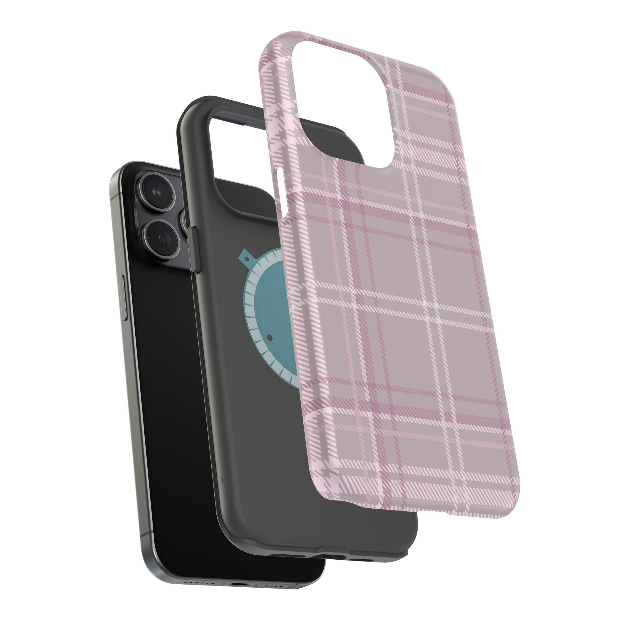 The Plaid Edit Mauve Phone Case