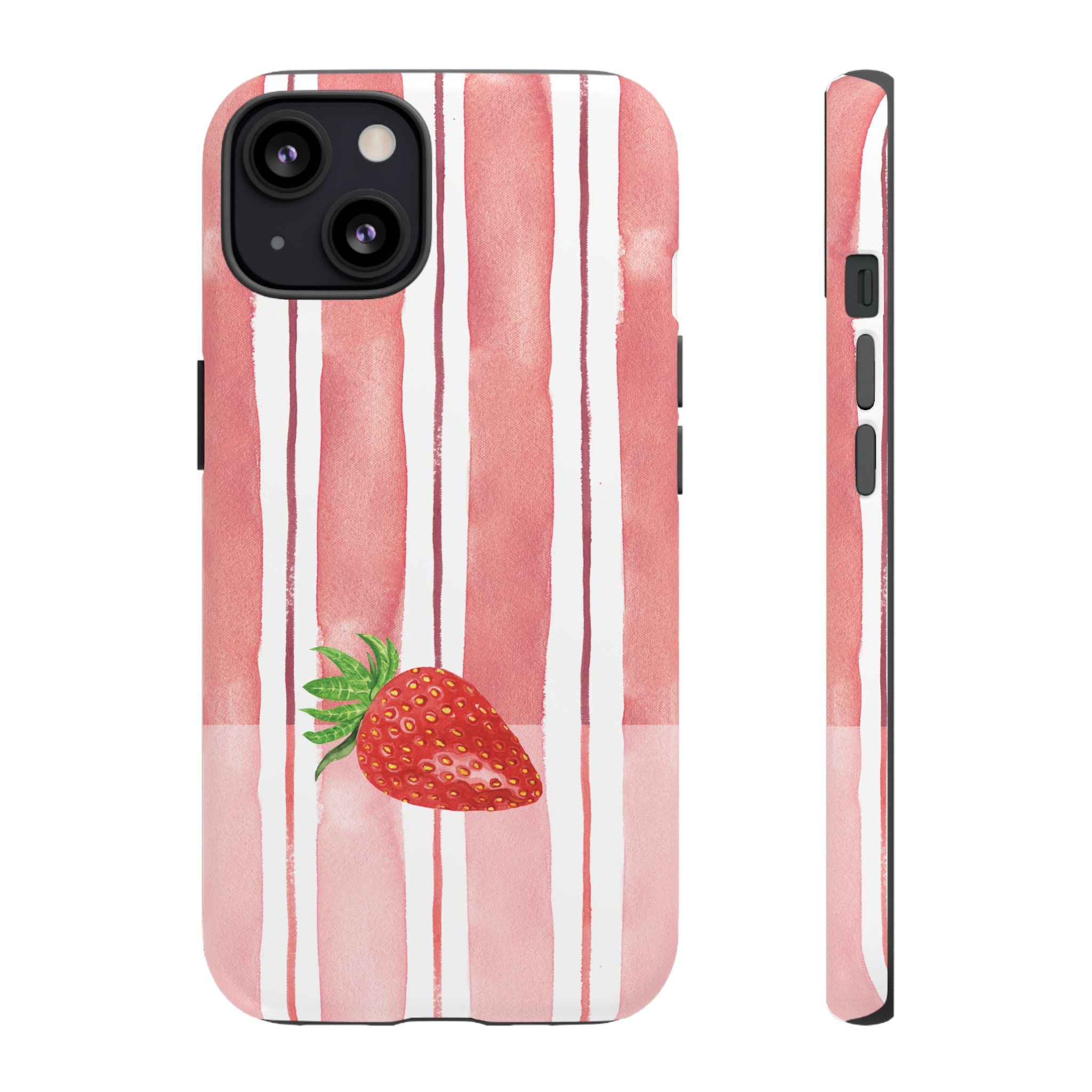 Strawberry Orchard Stripes Phone Case
