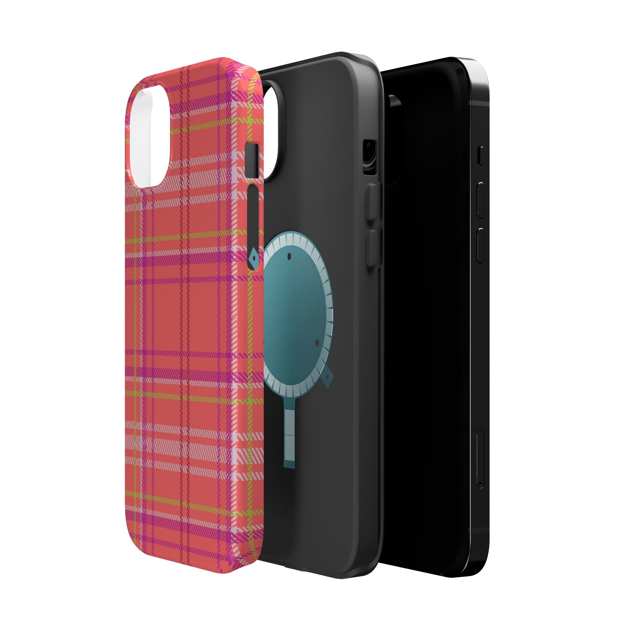 Golden Girl Plaid Magnetic Phone Case