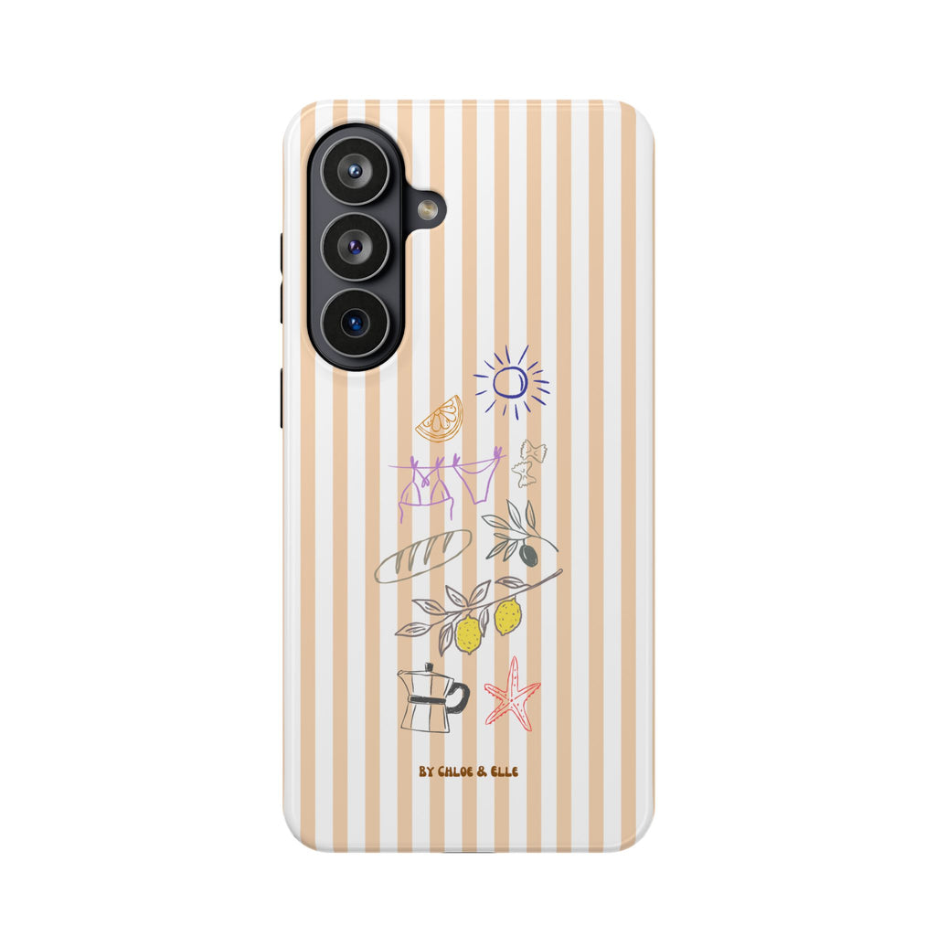 Amalfi Dreaming Peach Phone Case
