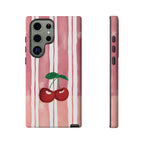 Cherry Orchard Stripes Phone Case