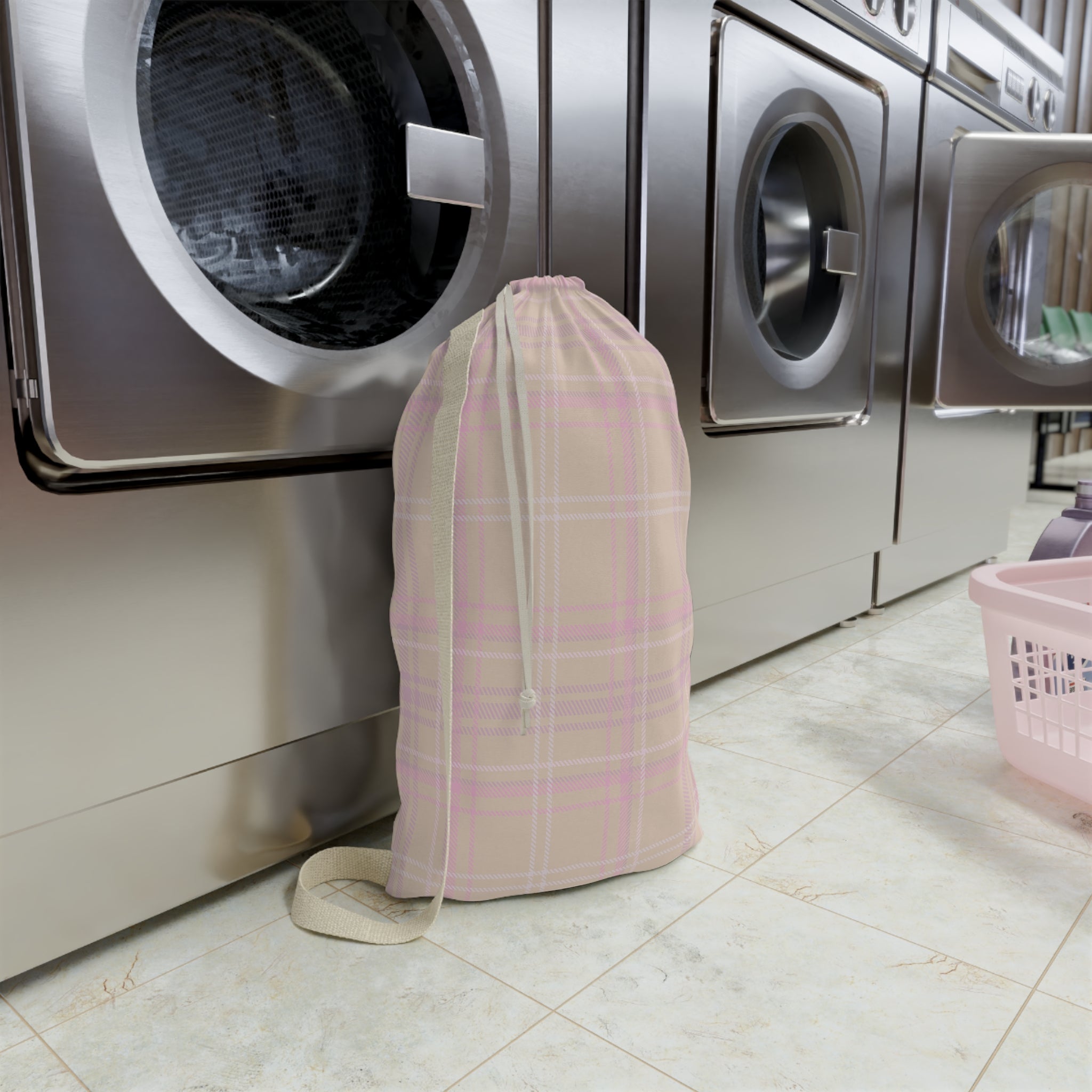 The Plaid Edit Cashmere Laundry Bag