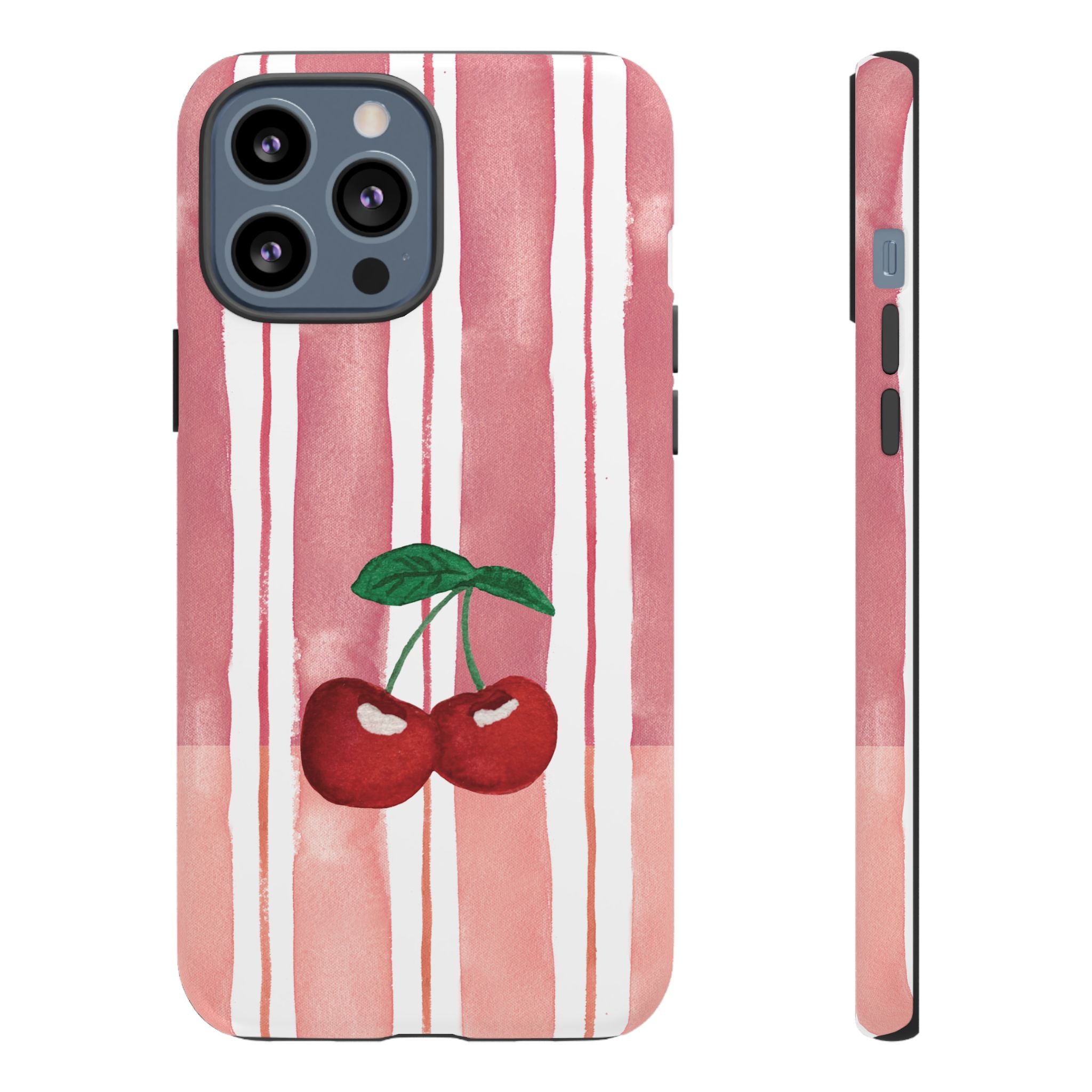Cherry Orchard Stripes Phone Case