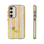 Lemon Orchard Stripes Phone Case