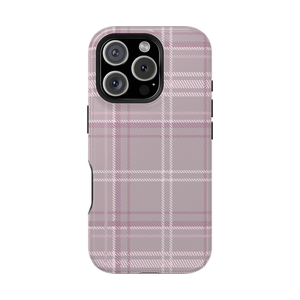 The Plaid Edit Mauve Phone Case