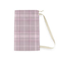 The Plaid Edit Mauve Laundry Bag