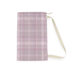 The Plaid Edit Mauve Laundry Bag