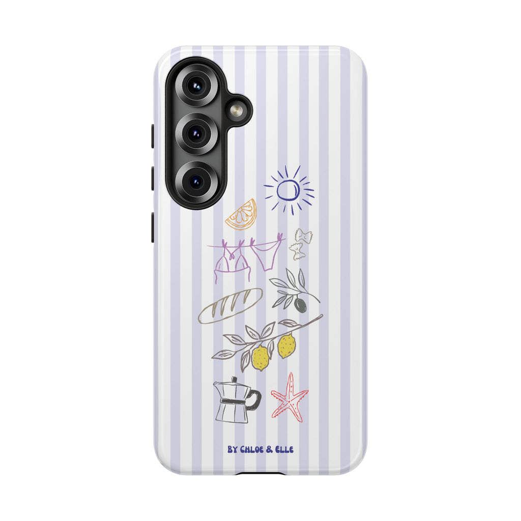 Amalfi Dreaming Blue Waters Phone Case