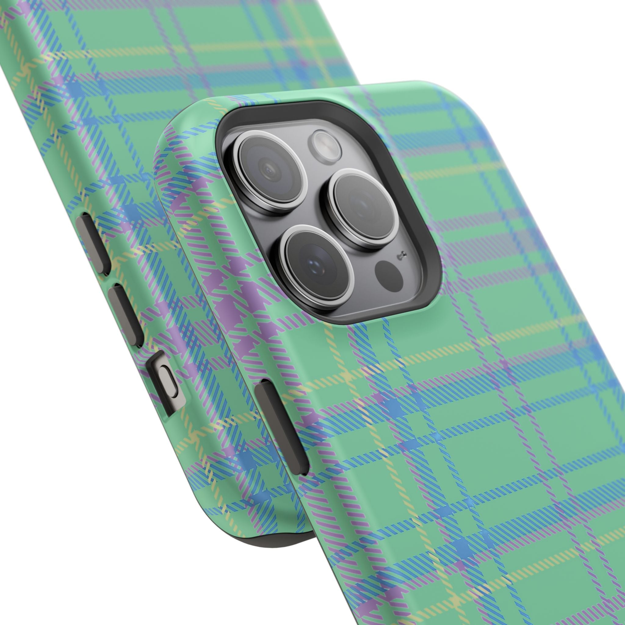 Fresh Energy Plaid Magnetic Phone Case