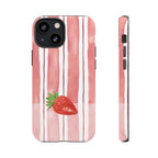 Strawberry Orchard Stripes Phone Case