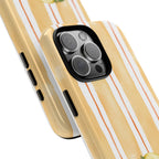 Lemon Orchard Stripes Phone Case