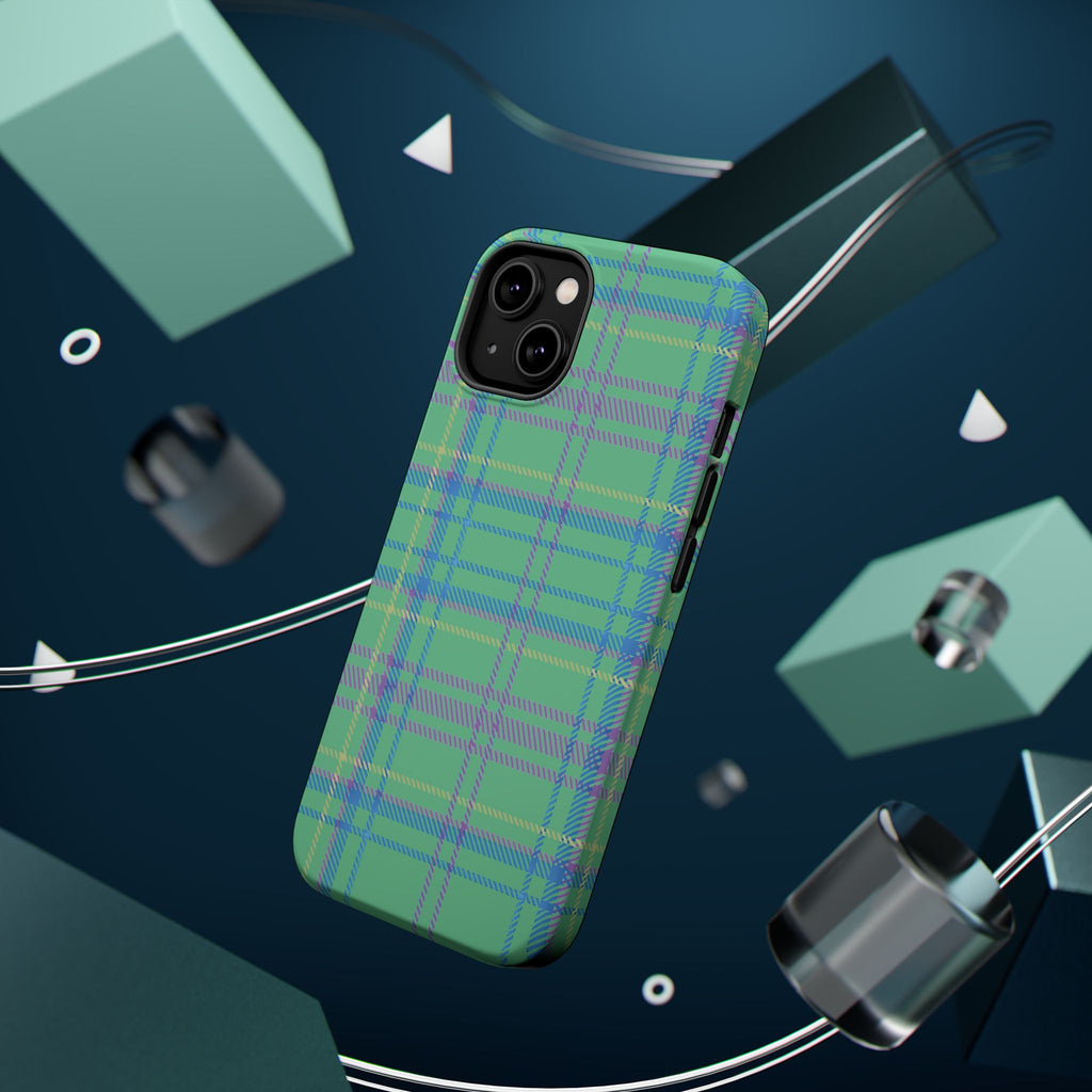Fresh Energy Plaid Magnetic Phone Case