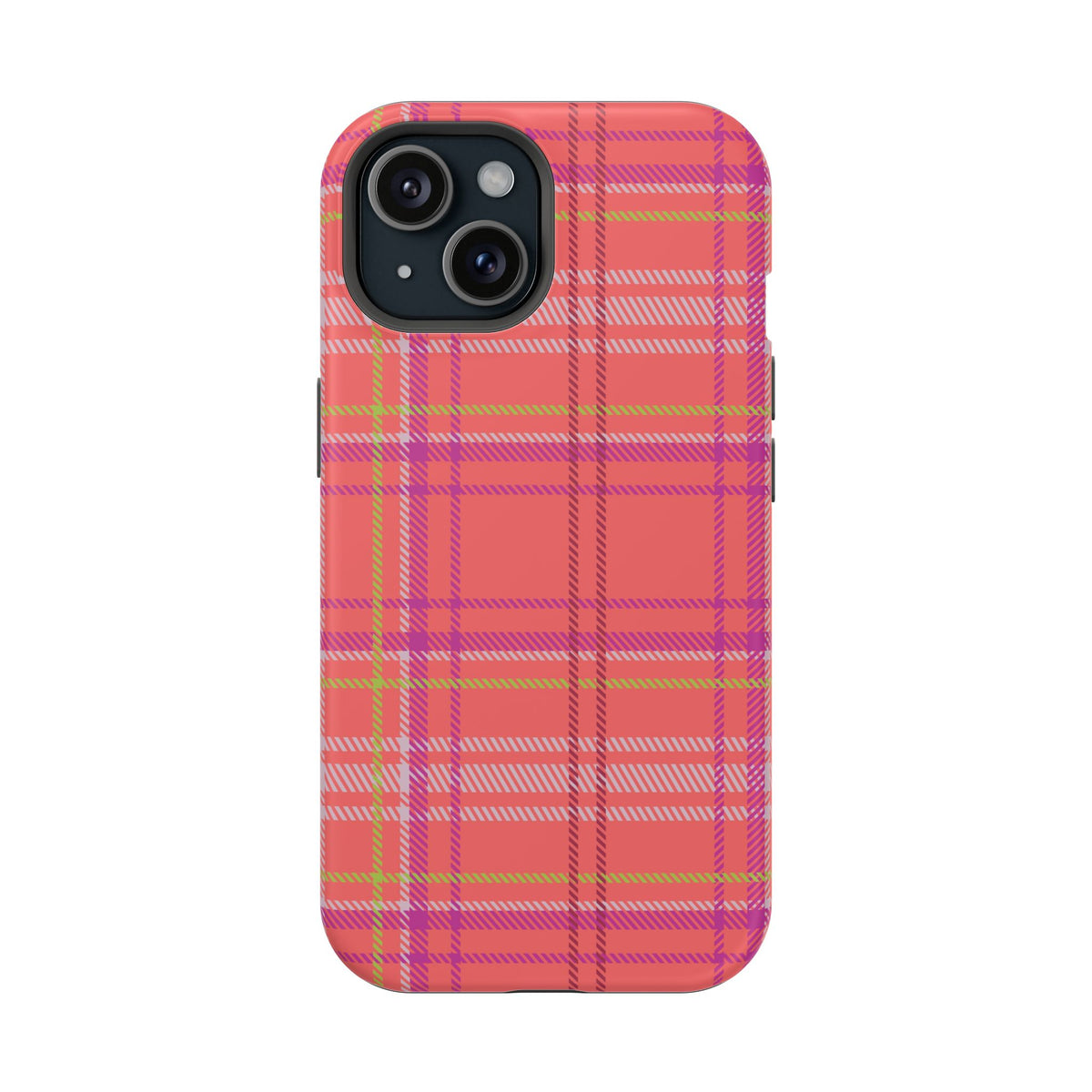 Golden Girl Plaid Magnetic Phone Case
