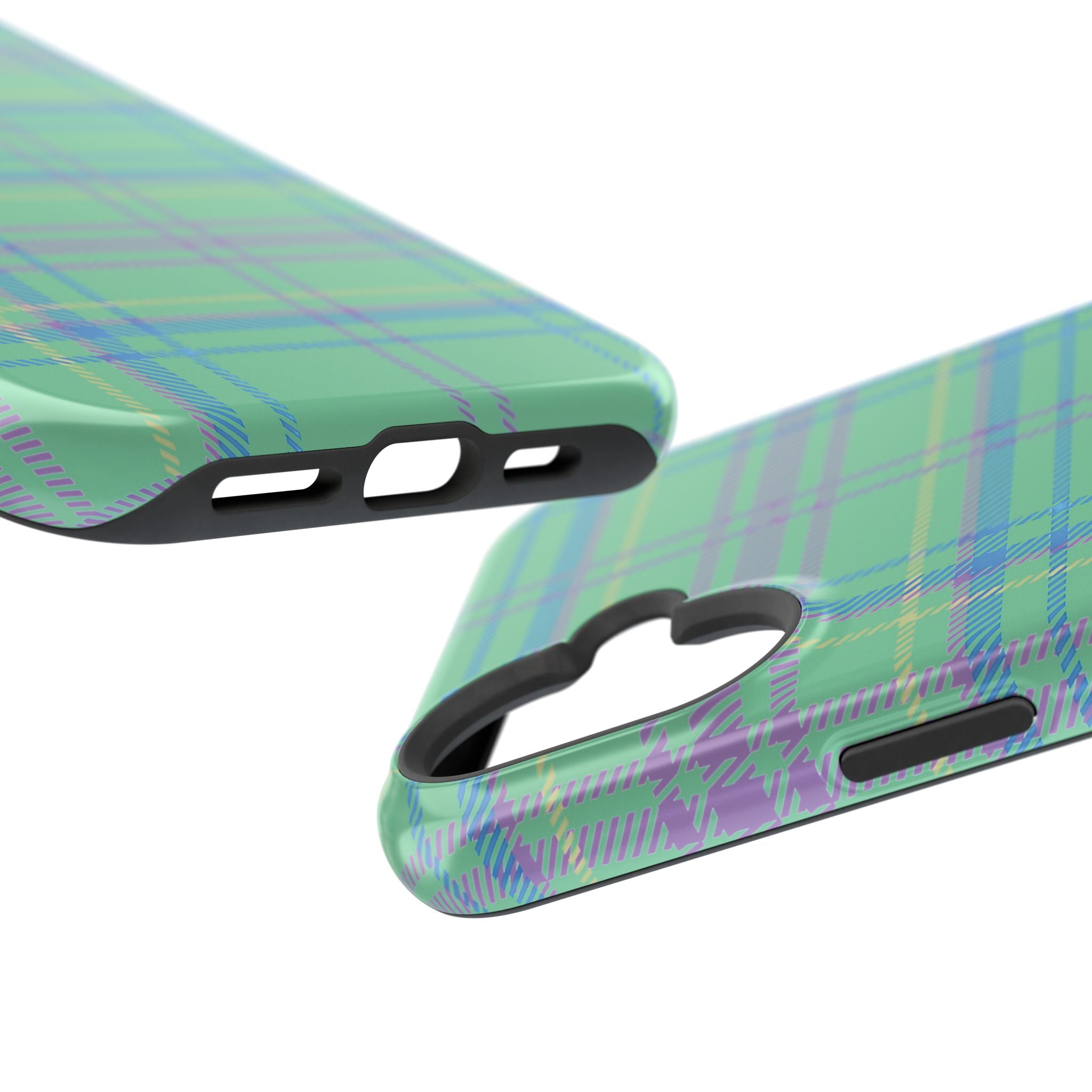 Fresh Energy Plaid Magnetic Phone Case
