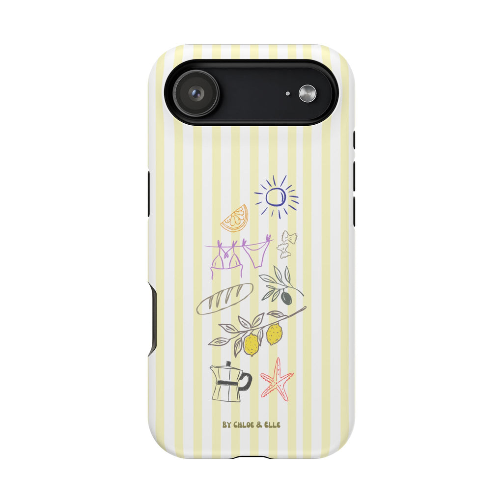 Amalfi Dreaming Lemon Phone Case