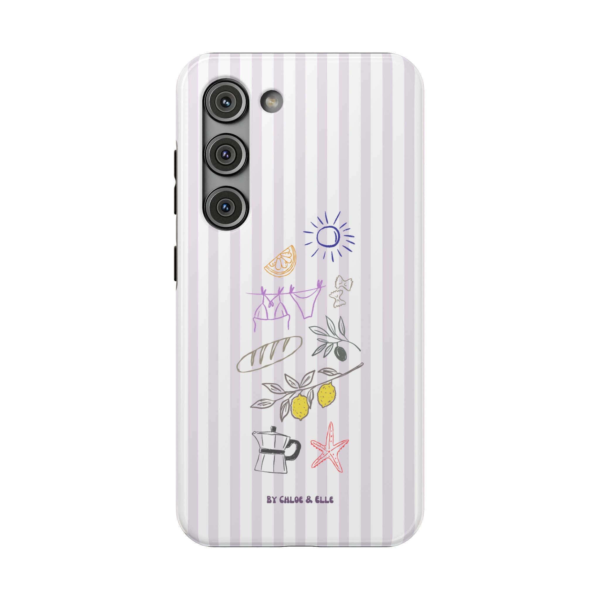 Amalfi Dreaming Petunia Phone Case