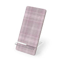 The Plaid Edit Mauve Smartphone Display Stand