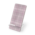 The Plaid Edit Mauve Smartphone Display Stand