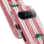 Cherry Orchard Stripes Phone Case