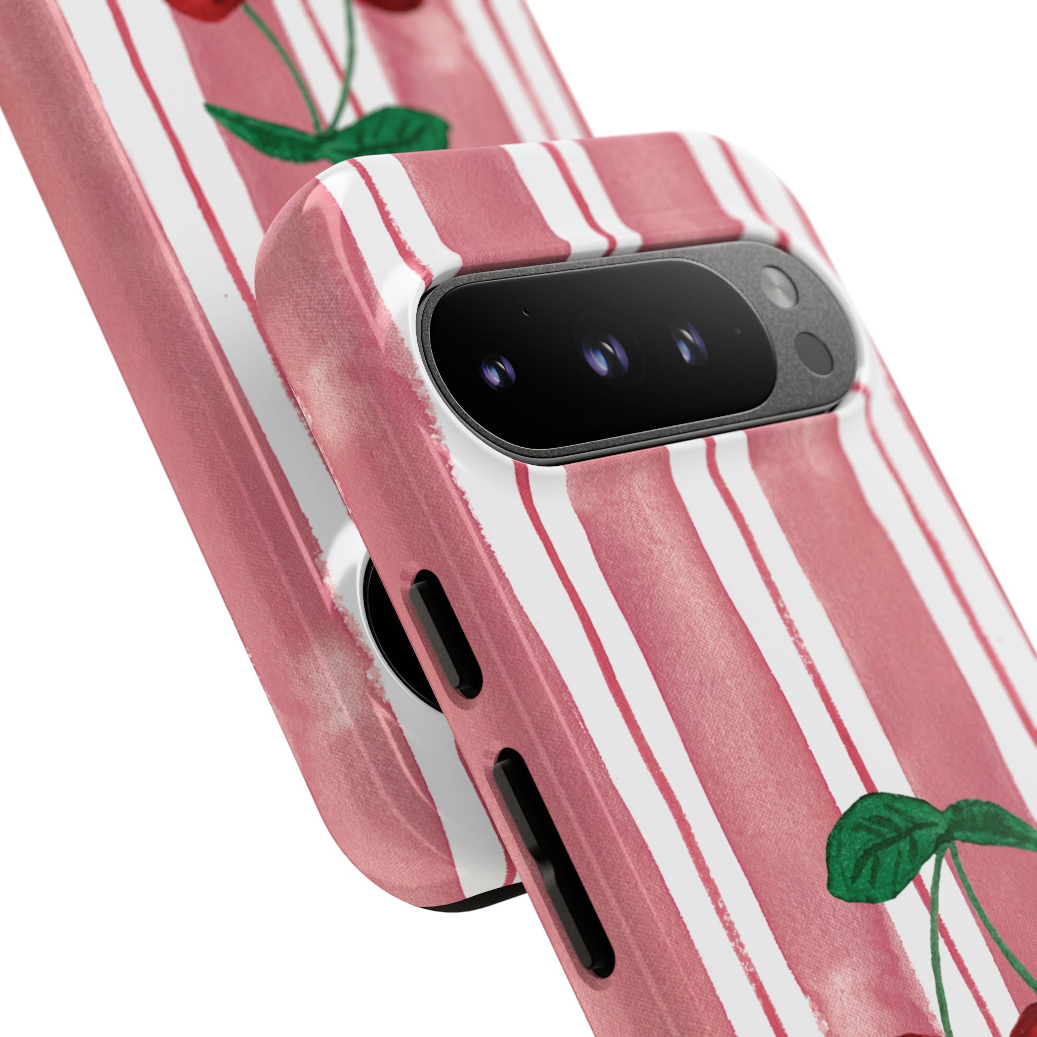 Cherry Orchard Stripes Phone Case