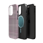 The Plaid Edit Mauve Phone Case