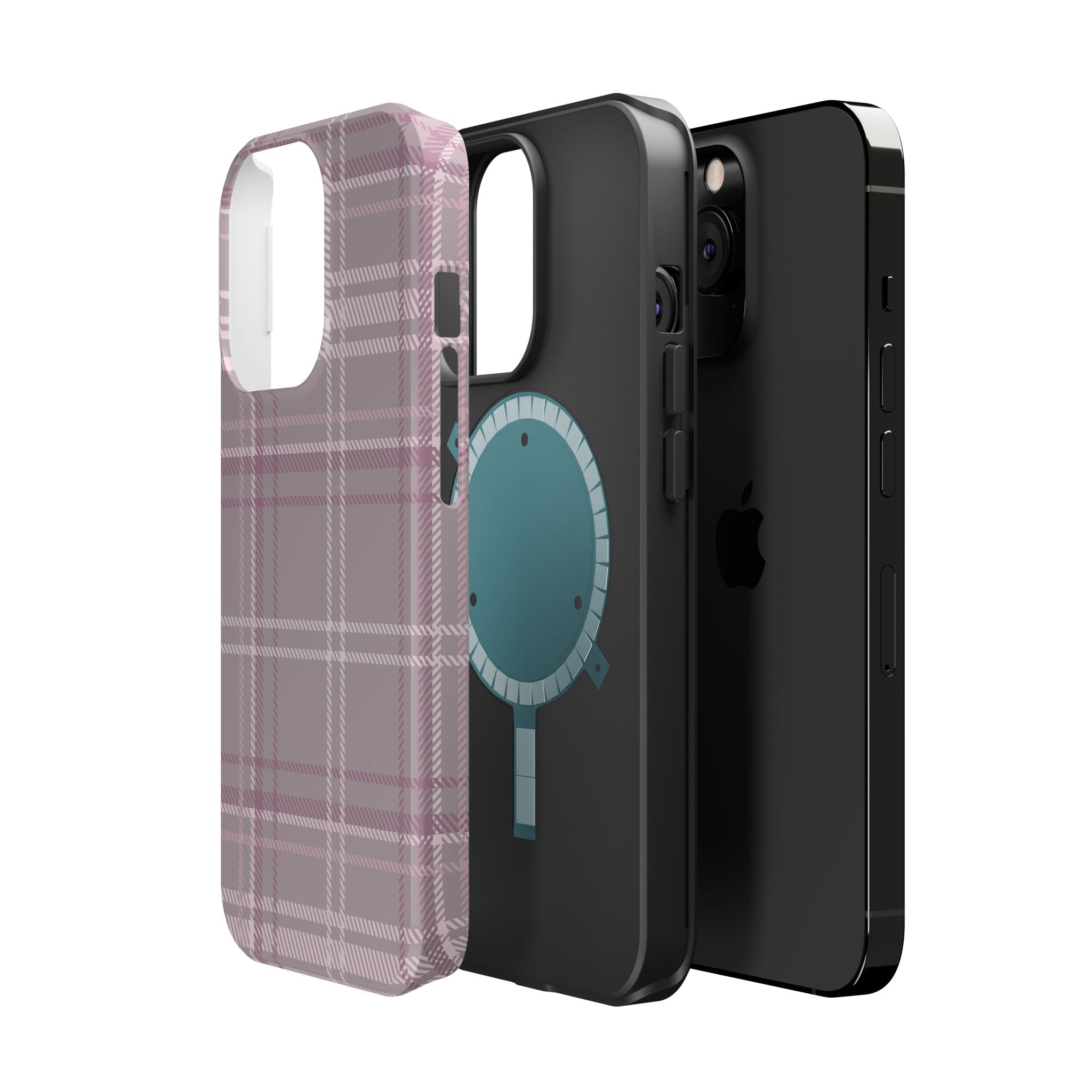 The Plaid Edit Mauve Phone Case