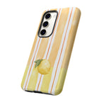 Lemon Orchard Stripes Phone Case