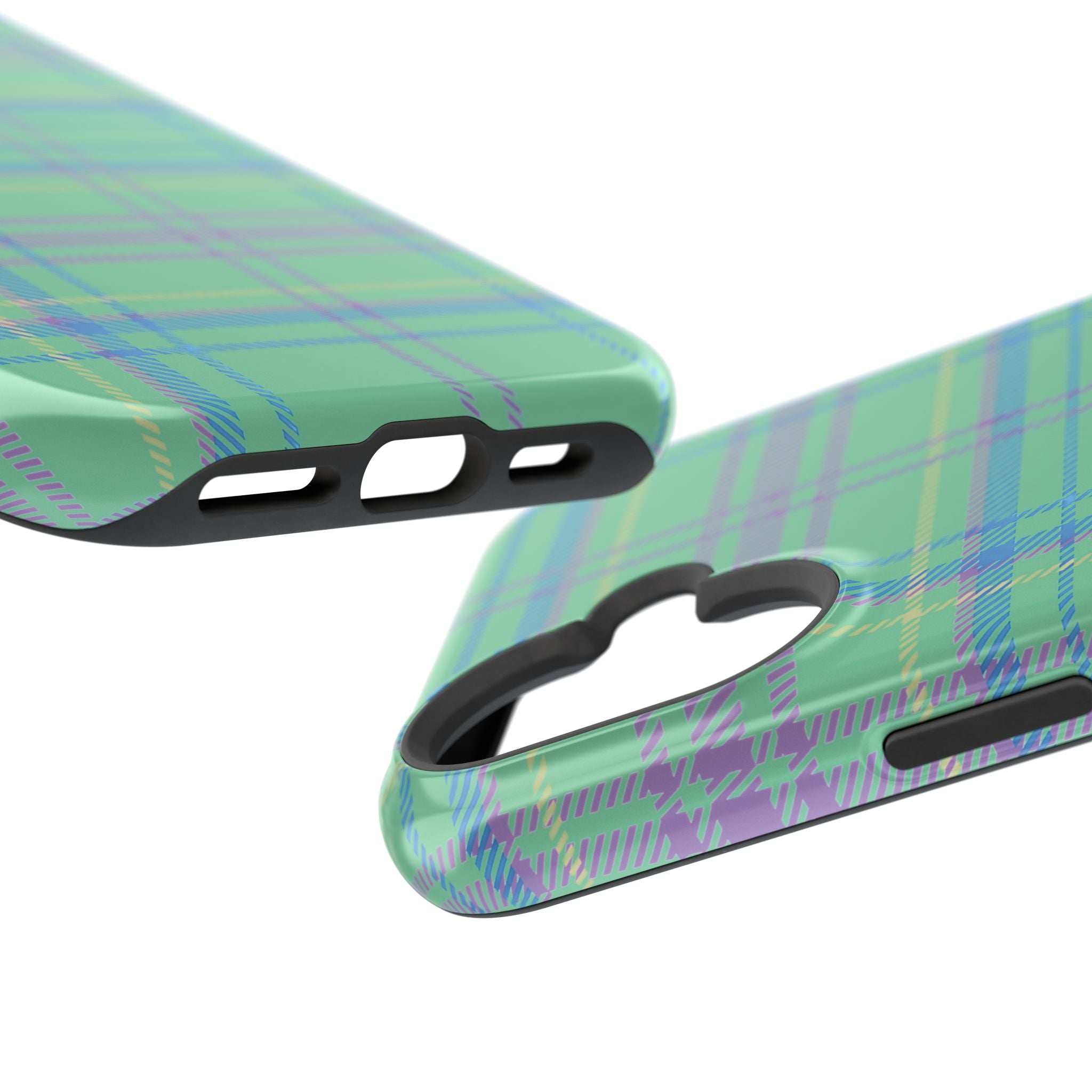 Fresh Energy Plaid Magnetic Phone Case