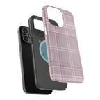 The Plaid Edit Mauve Phone Case