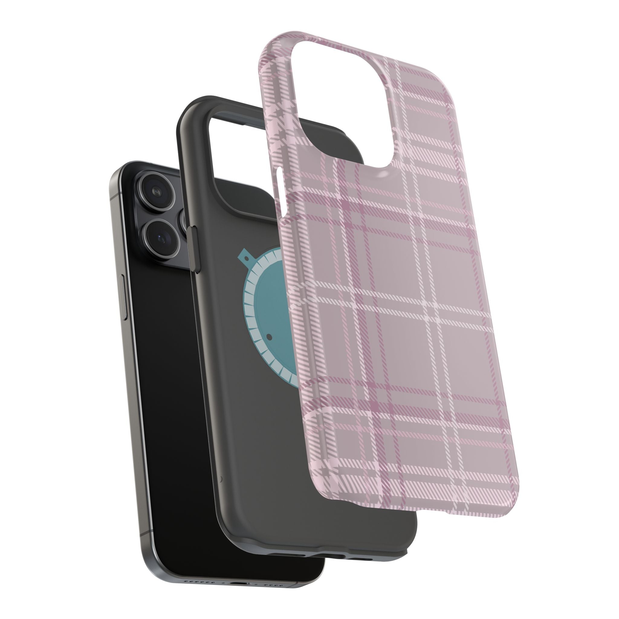 The Plaid Edit Mauve Phone Case