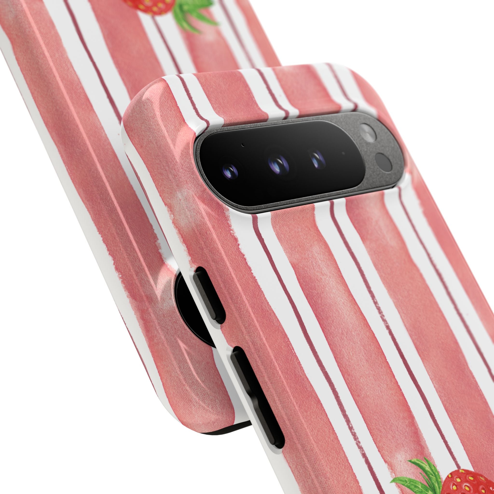 Strawberry Orchard Stripes Phone Case