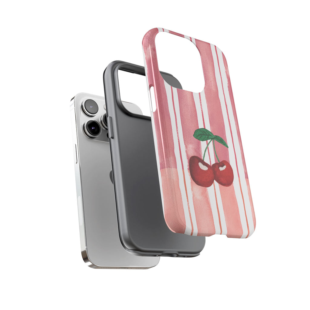 Cherry Orchard Stripes Phone Case