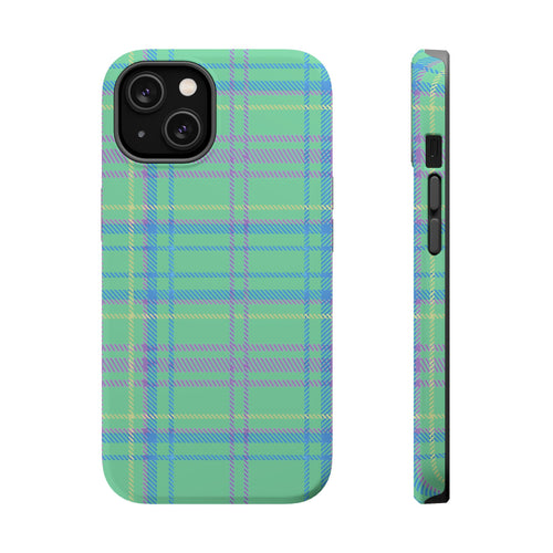 Fresh Energy Plaid Magnetic Phone Case