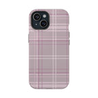 The Plaid Edit Mauve Phone Case