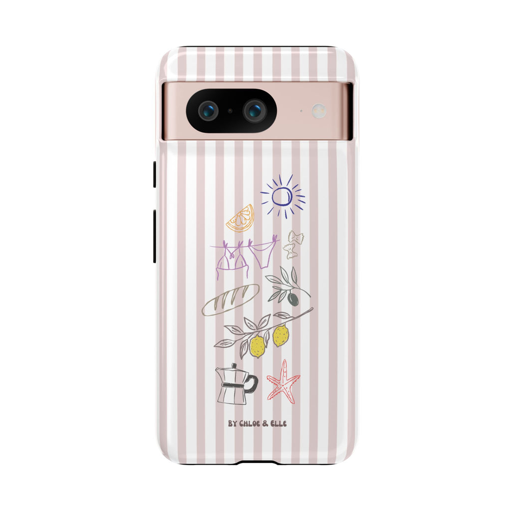 Amalfi Dreaming Rose Phone Case