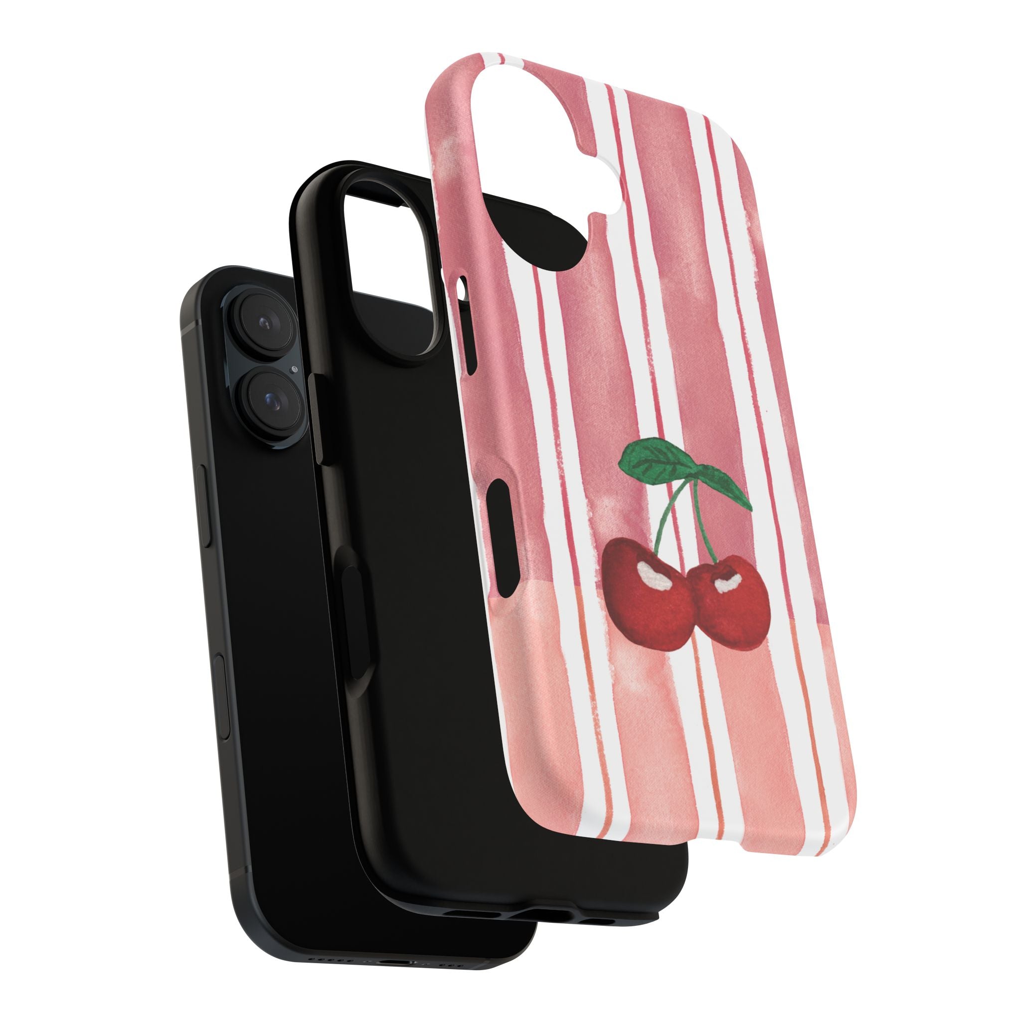 Cherry Orchard Stripes Phone Case