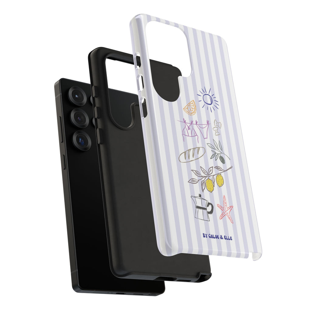Amalfi Dreaming Blue Waters Phone Case