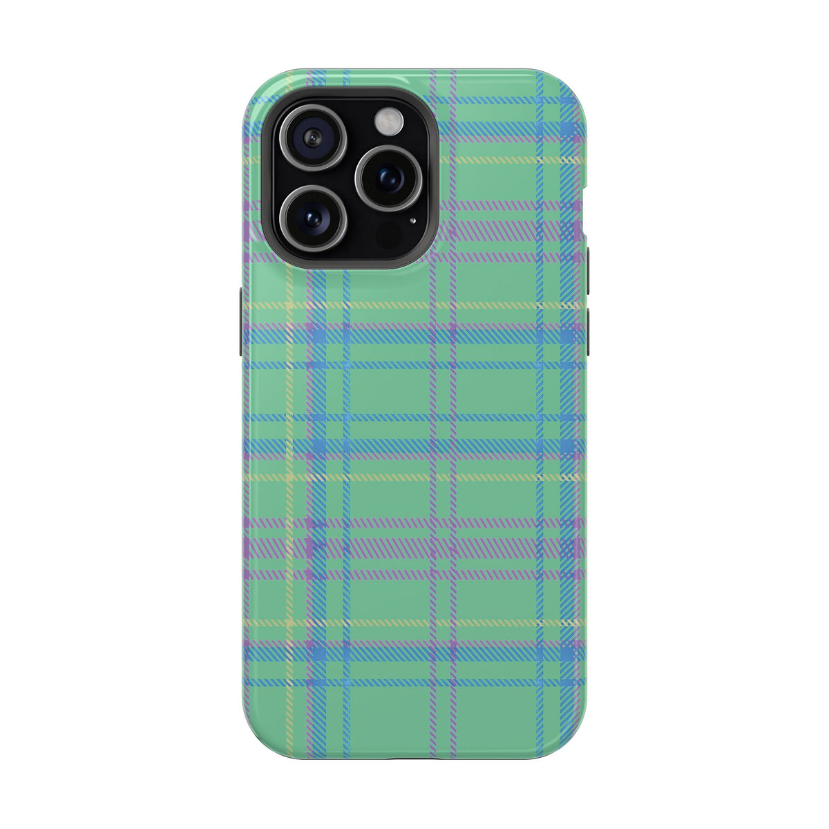 Fresh Energy Plaid Magnetic Phone Case
