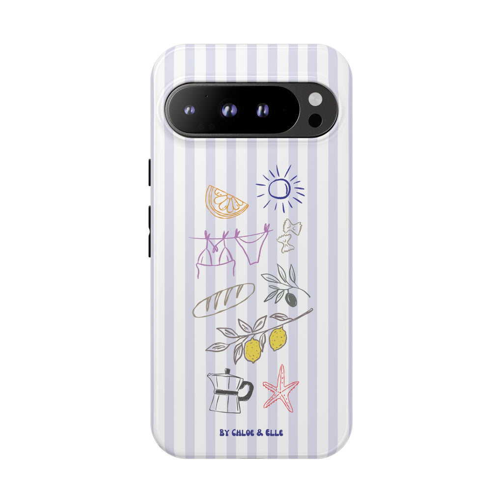 Amalfi Dreaming Blue Waters Phone Case