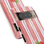 Strawberry Orchard Stripes Phone Case
