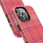 Golden Girl Plaid Magnetic Phone Case