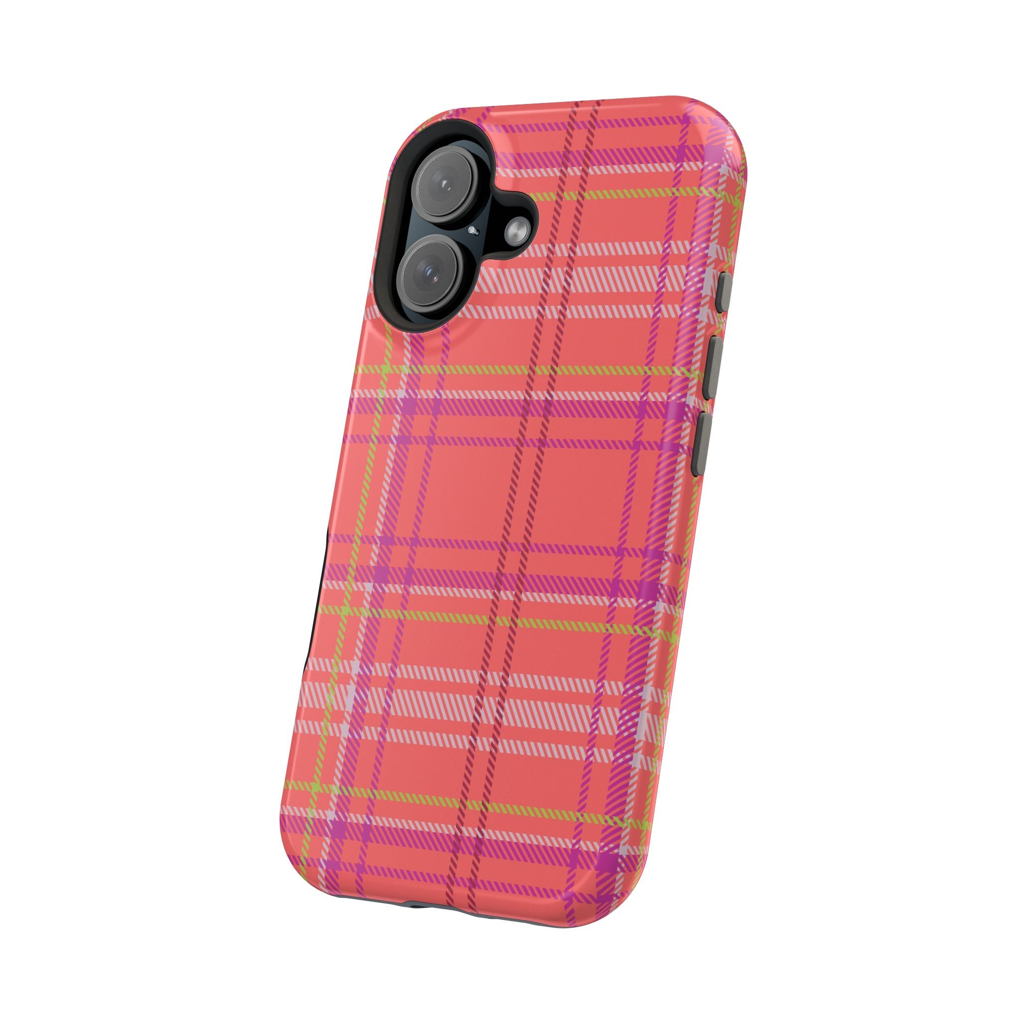 Golden Girl Plaid Magnetic Phone Case