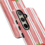 Strawberry Orchard Stripes Phone Case