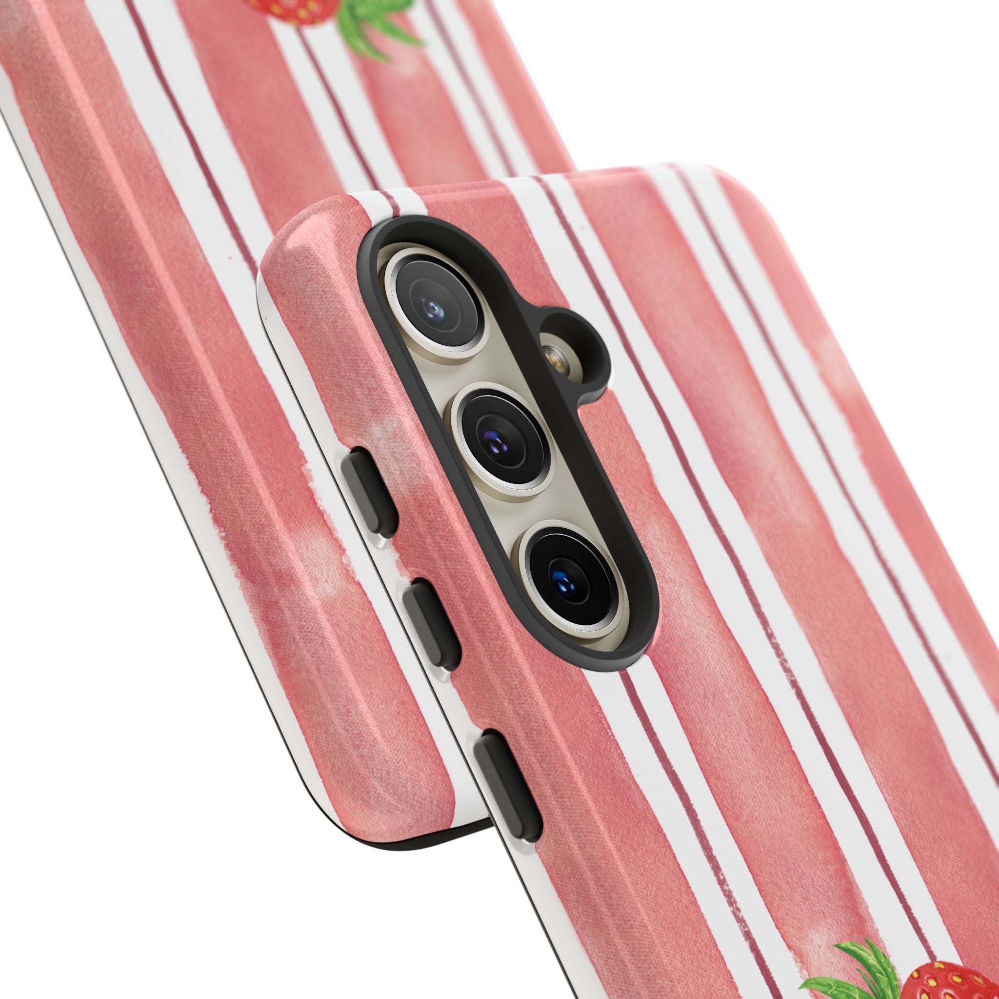 Strawberry Orchard Stripes Phone Case
